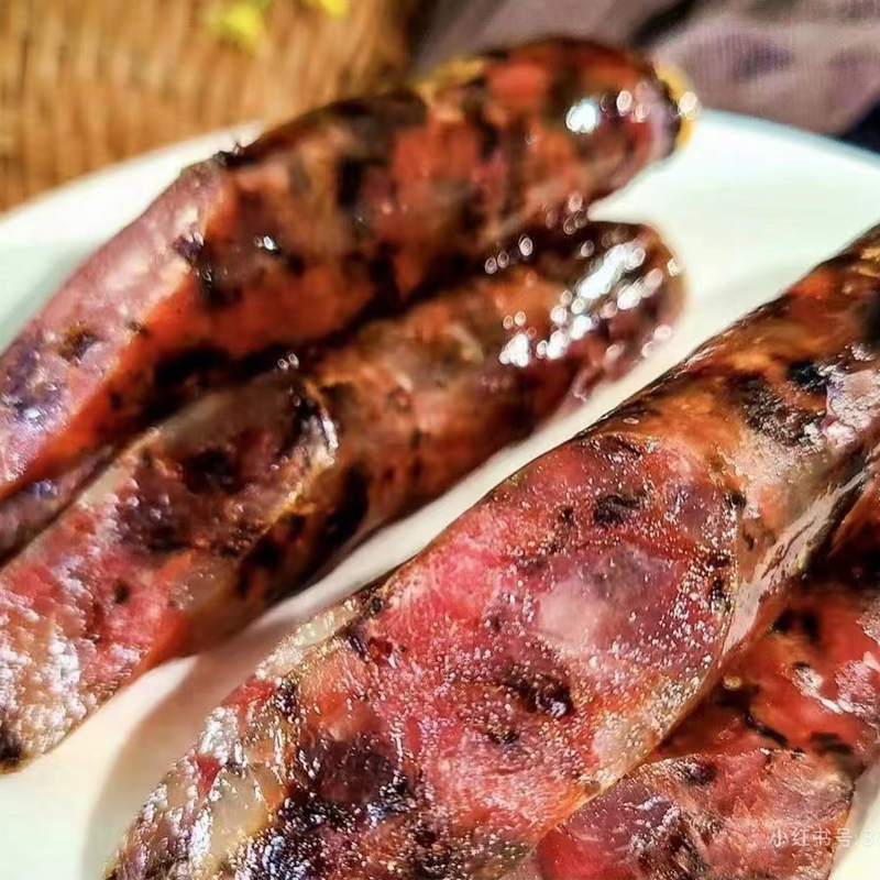 农家梅干菜香肠广式风味煲仔饭腊肠浙江农家手工自制腊味